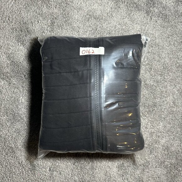 LULULEMON Fleece Be True Hoodie Jacket Womens 8 Black Full Zip - Picture 12 of 12